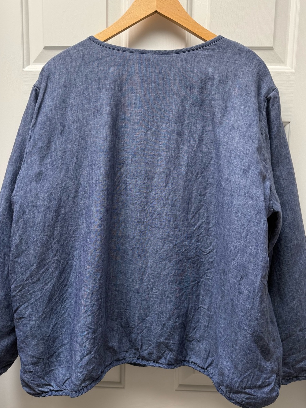 EILEEN FISHER 💯 Linen Organic Quilted Jacket - Picture 4 of 10
